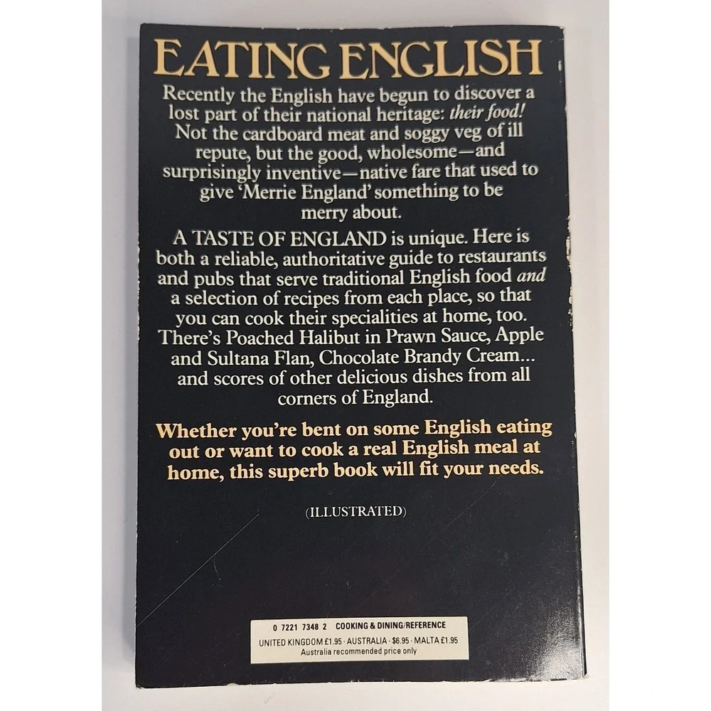 A Taste Of England By Josy Argy‎ & Wendy Riches Cook Book Tradition English Food